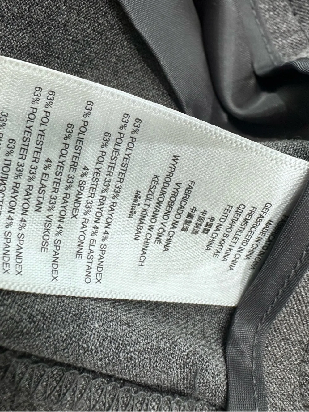 NWT MICHAEL Michael Kors Derby straight leg dress pants grey size 6